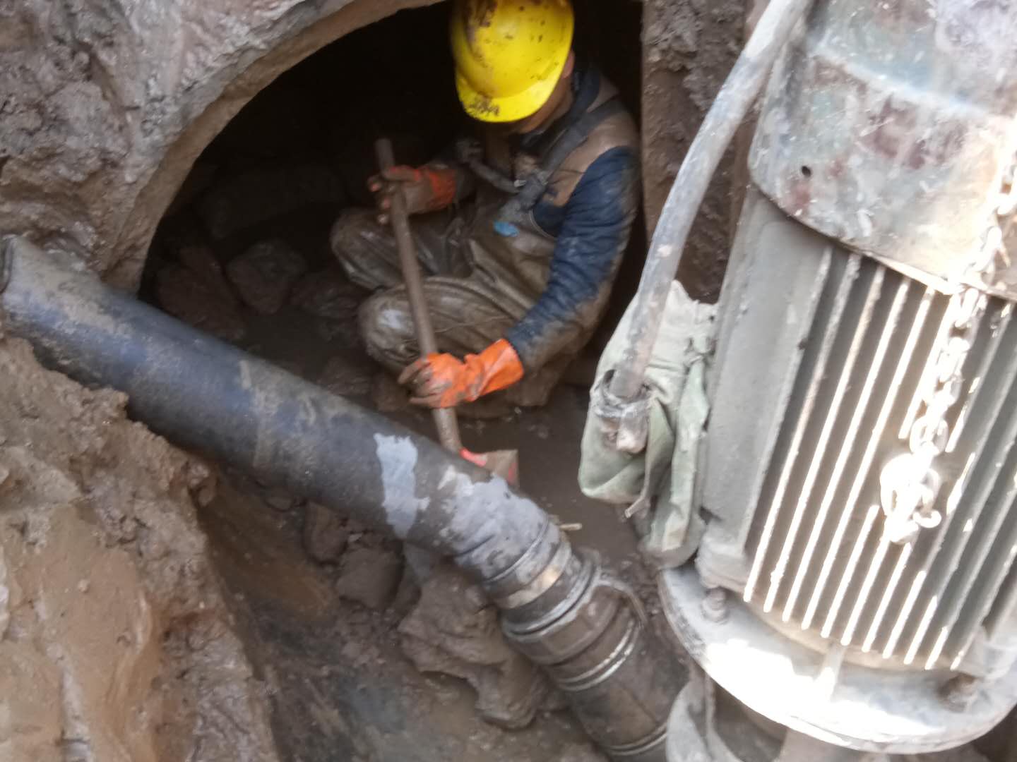 龙江镇管道清淤